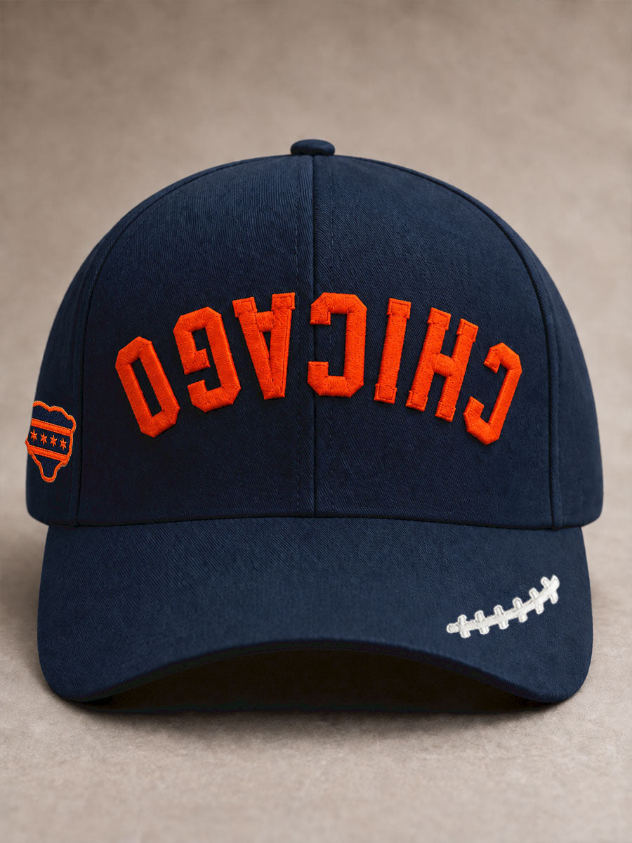 Unisex Chicago Football Lover Printed Hat gracestitchs