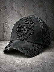 Unisex Halloween Skull Hats gracestitchs