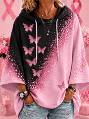 Women’s Breast Cancer Short-Sleeve Hoodie gracestitchs
