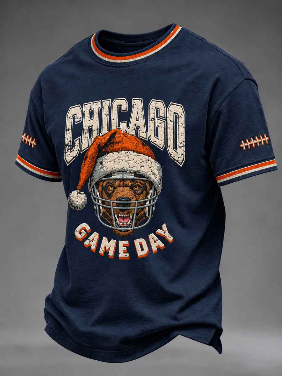 Men's Football Gameday Gift For Football Fans Short Sleeve T-shirt