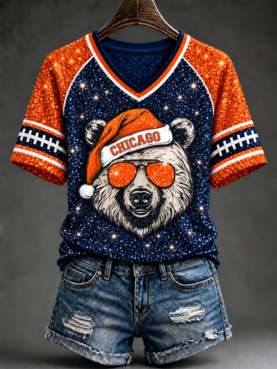 Women's Football Gameday Gift For Football Fans Short Sleeve T-shirt gracestitchs