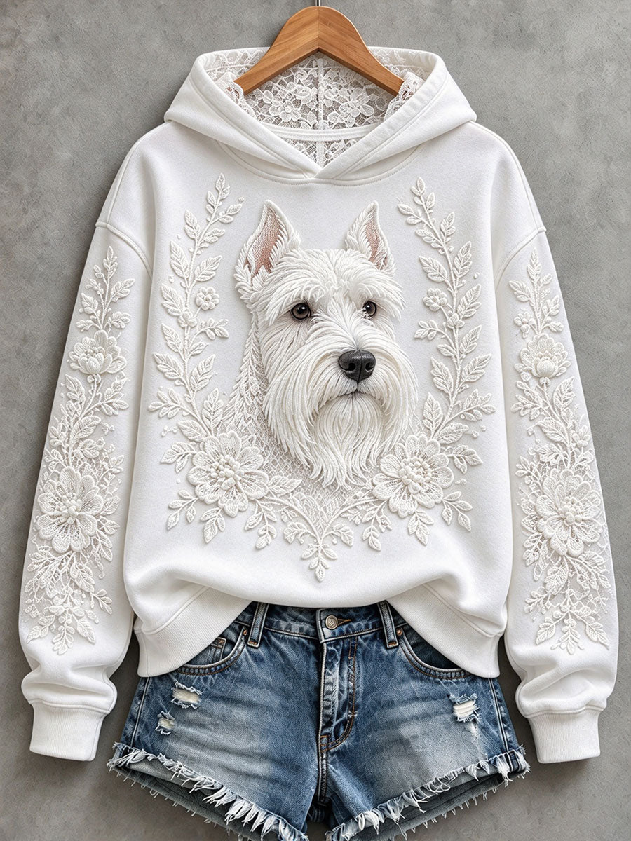 Women's Schnauzer Hoodies gracestitchs