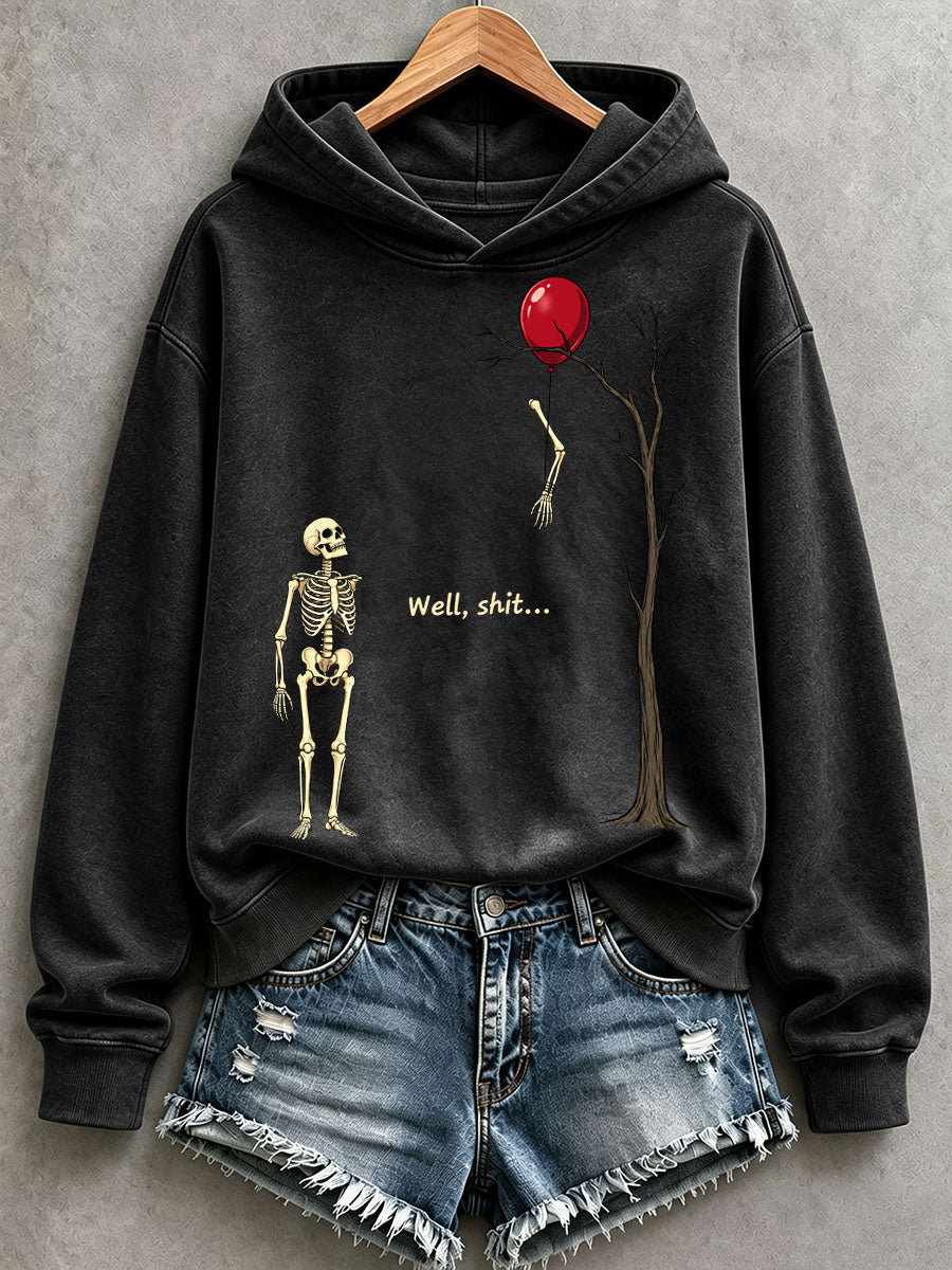 Women's Funny Skeleton Hoodie gracestitchs