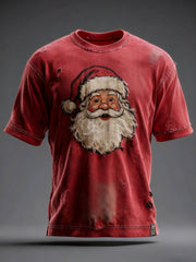 Men's Christmas Print Casual T-shirt gracestitchs