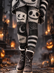 Women's Halloween Print Leggings gracestitchs
