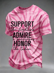 Men's Breast Cancer Awareness Real Men Wear Pink T-Shirt gracestitchs
