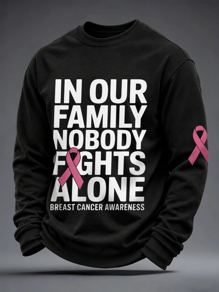 Men's Breast Cancer Awareness Real Men Wear Pink Sweatshirt gracestitchs