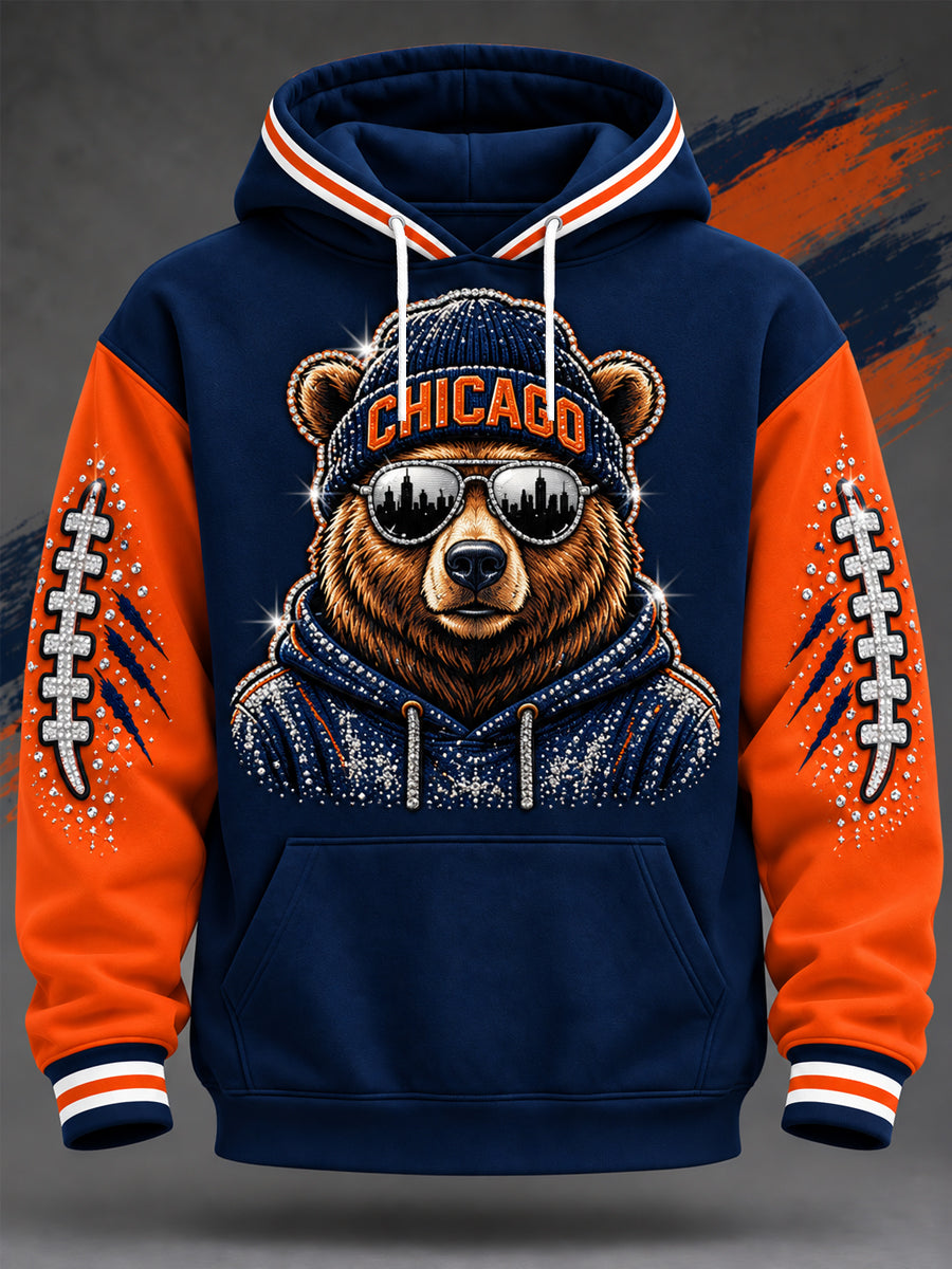 Men's Football Gameday Gift For Football Fans Casual Hoodie gracestitchs