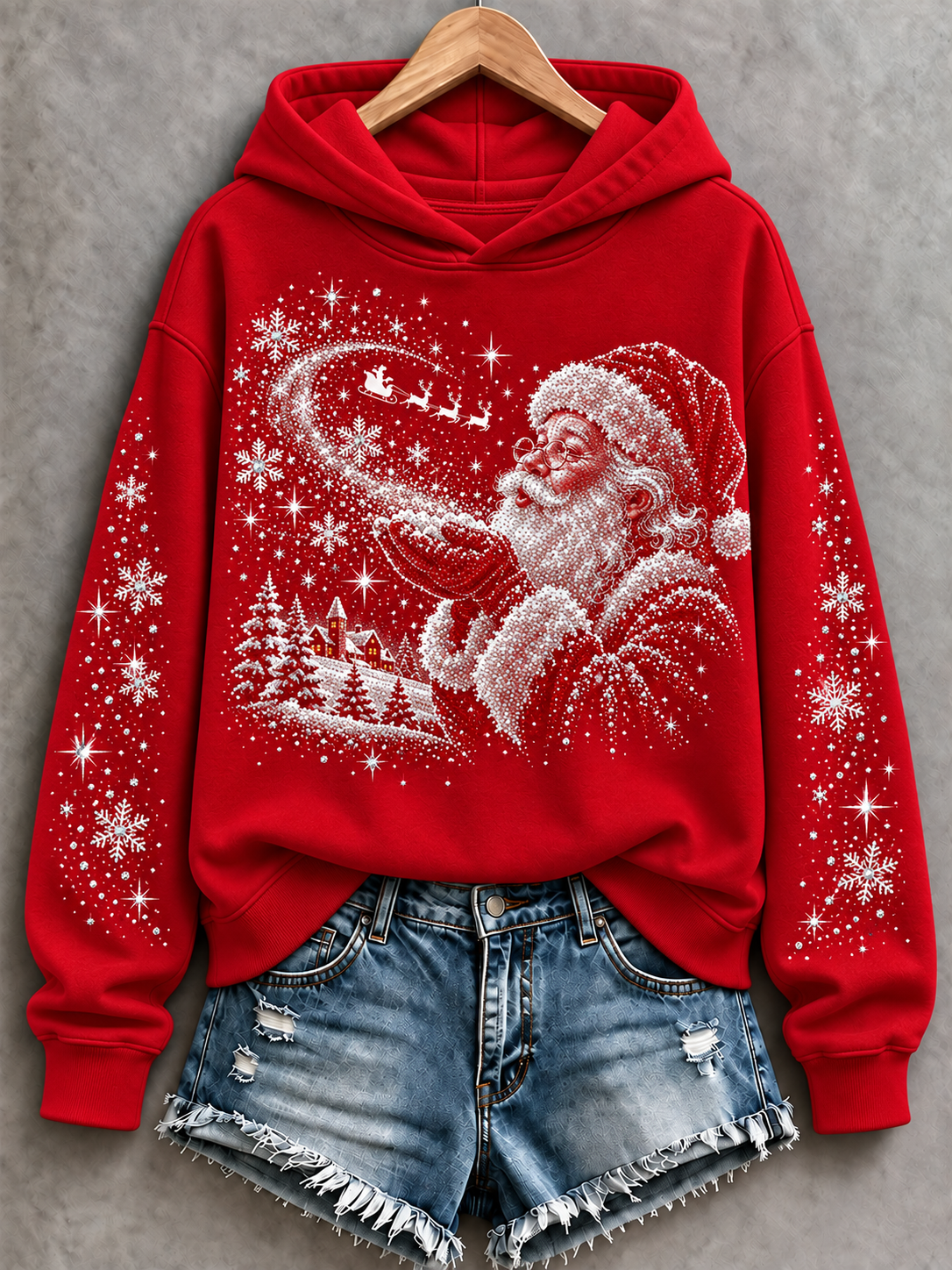 Women's Christmas Regular Sweatshirt gracestitchs