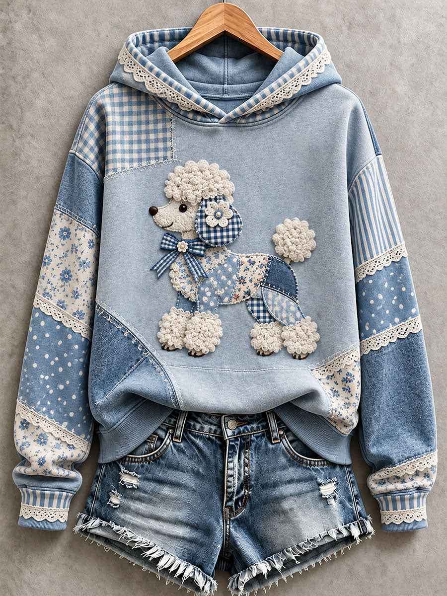 Women's Lovely Poodle Hoodie