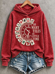 Women's So Many Tiles So Little Time Christmas Mahjong Casual Sweatshirt gracestitchs