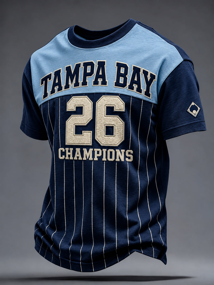Men's Tampa Bay Baseball Lover Printed T-shirt gracestitchs