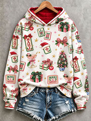 Women's Mahjong Christmas Hoodies gracestitchs