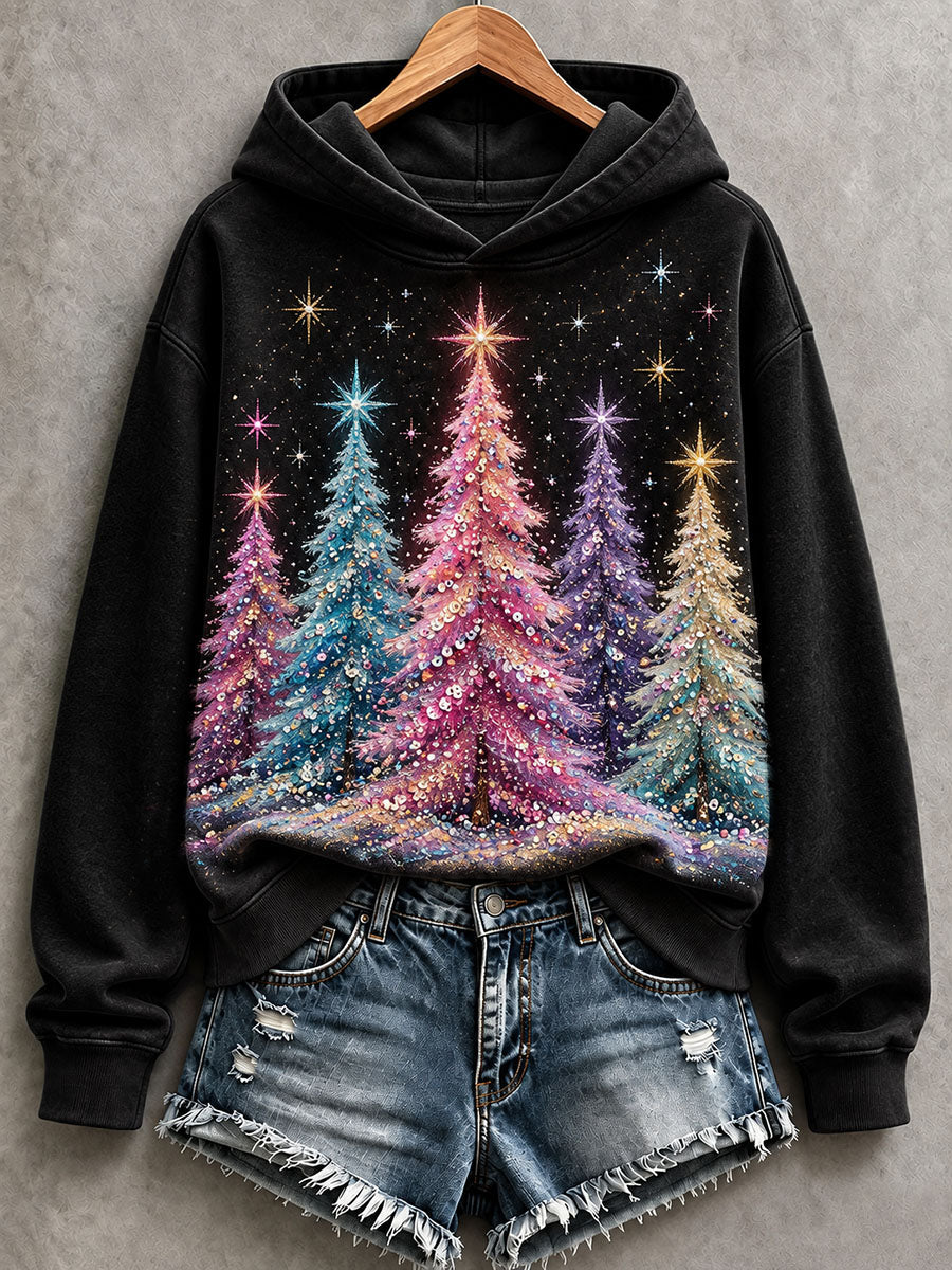 Women's Christmas Tree Hoodie gracestitchs