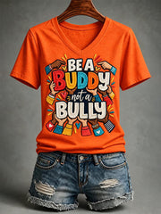 Women's End Bullying Print T-shirt gracestitchs