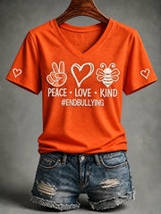 Women's End Bullying Print T-shirt gracestitchs
