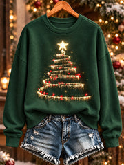 Women's Christmas Print Sweatshirt gracestitchs