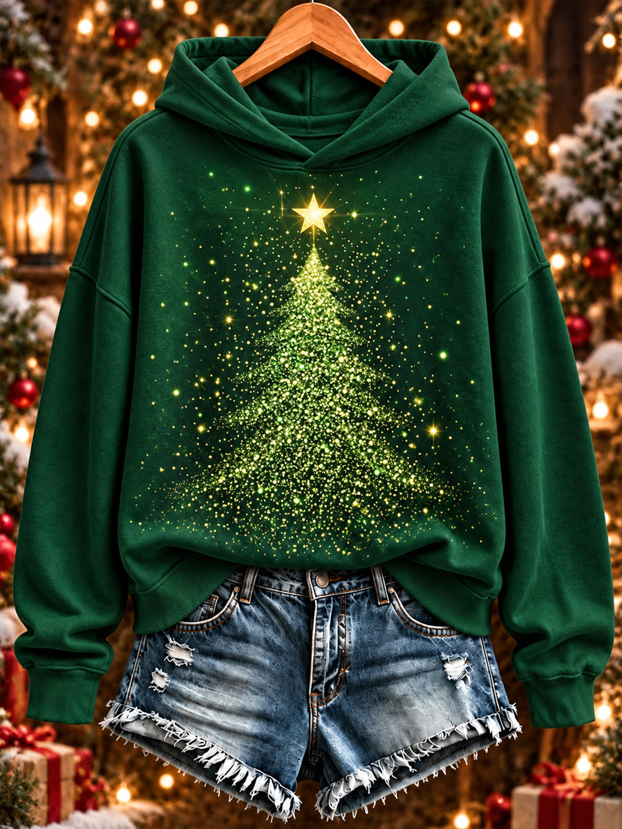 Women's Christmas Print Sweatshirt gracestitchs