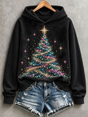 Women's Christmas Tree Hoodie gracestitchs