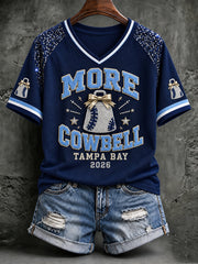 Women's Tampa Bay Baseball Lover Printed T-shirt gracestitchs