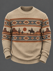 Men's West Waffle Sweatshirt gracestitchs