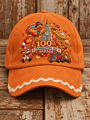 Thanksgiving Parade Print Casual Unisex Hat gracestitchs