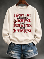 Women's Sassy & Sarcastic Funny Graphic Print Sweatshirt gracestitchs