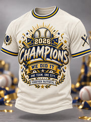 Unisex Won Our Way 2026 Baseball Champions Gift For Baseball Fans Casual Tee gracestitchs