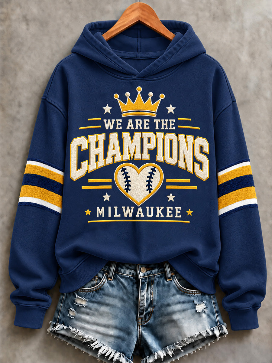 Women's Won Our Way 2026 Baseball Champions Gift For Baseball Fans Print Sweatshirt gracestitchs