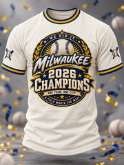 Unisex Won Our Way 2026 Baseball Champions Gift For Baseball Fans Casual Tee gracestitchs