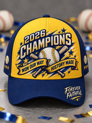 Unisex Won Our Way 2026 Baseball Champions Gift For Baseball Fans Hat gracestitchs