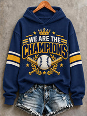 Women's Won Our Way 2026 Baseball Champions Gift For Baseball Fans Print Sweatshirt gracestitchs
