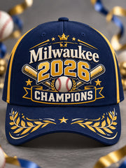 Unisex 2026 Baseball Champions Celebration Collection Gift For Baseball Fans Hat gracestitchs