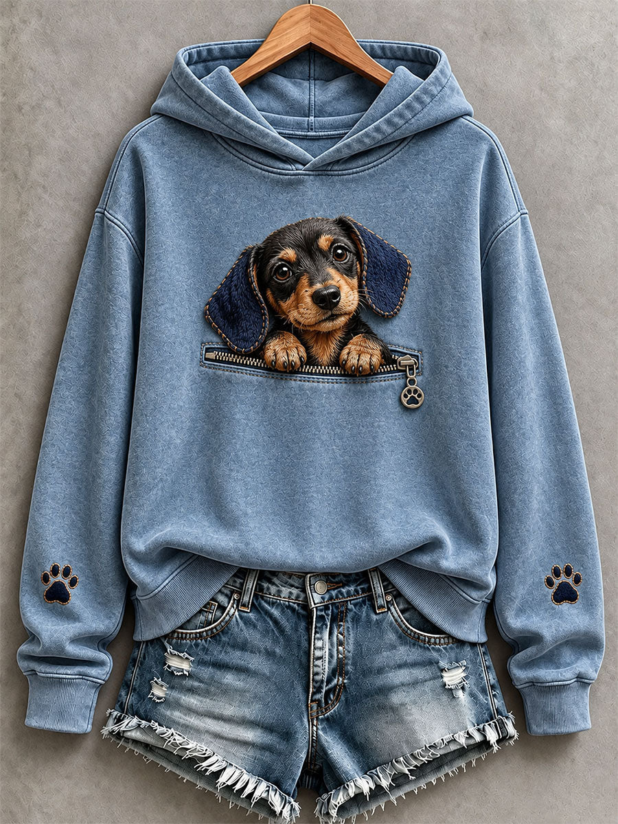 Women's Funny Dachshund Hoodie gracestitchs