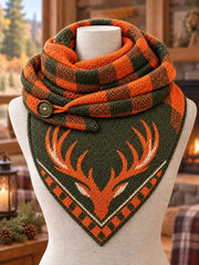Vintage Hunting Culture Triangle Scarf gracestitchs