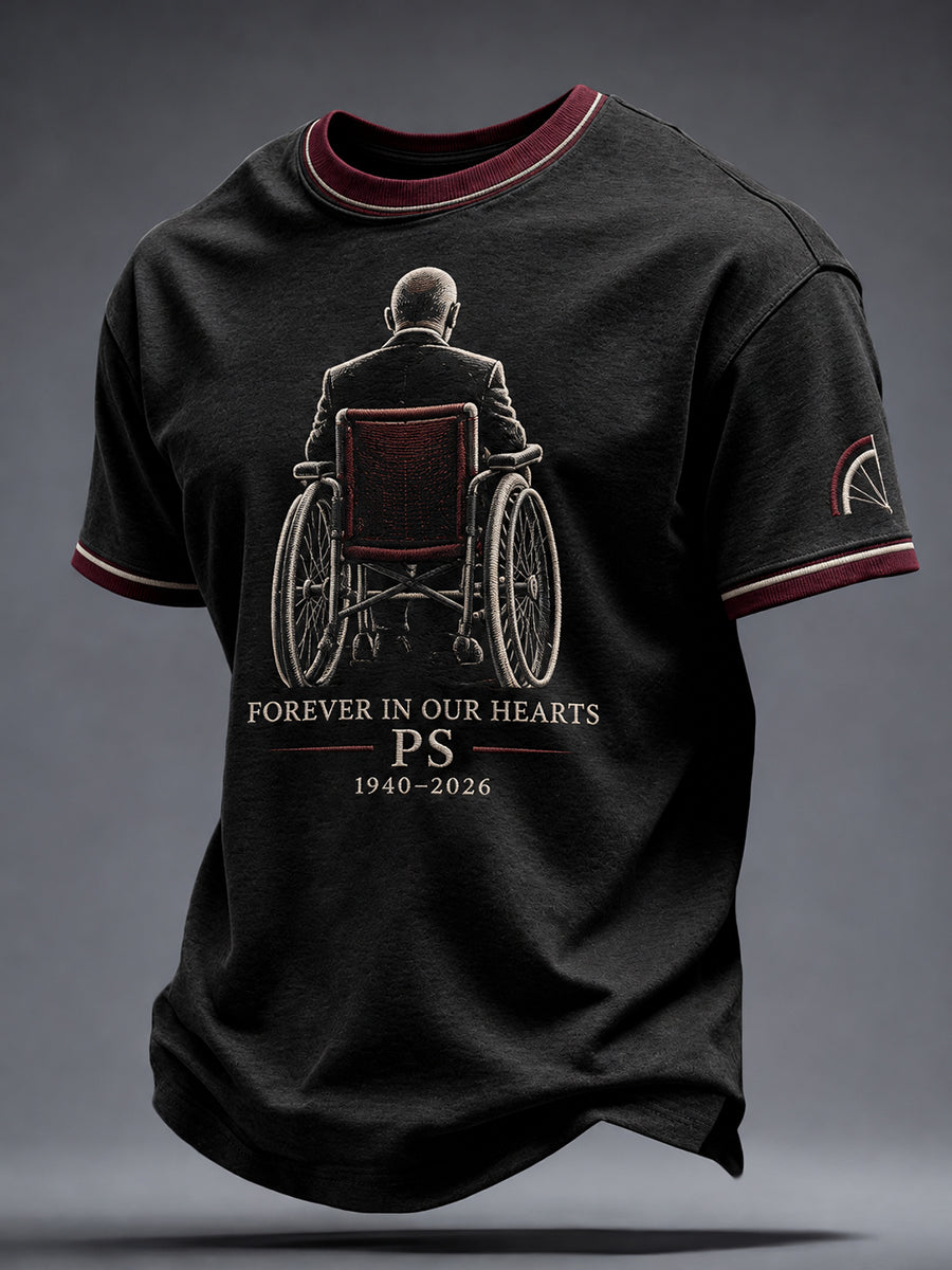 Men's Rip Captian 1940-2026 Printed T-shirt gracestitchs