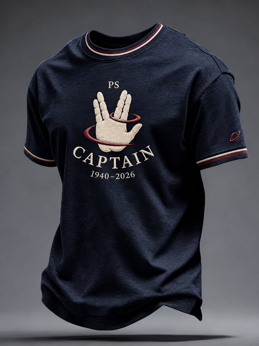 Men's Rip Captian 1940-2026 Printed T-shirt gracestitchs