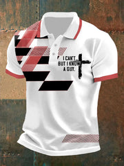 Men's I Can't But I Know A Guy Printed Polo Shirt - gracestitchs