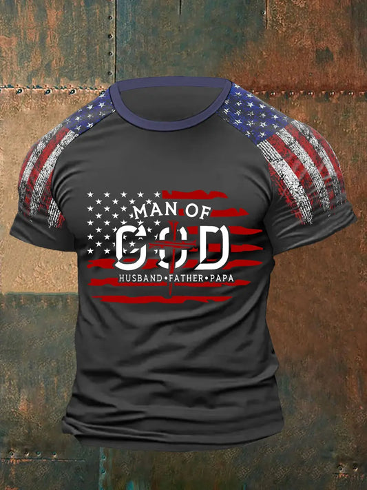 Men's Man Of God Short Sleeve T-shirt prairieply