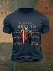 Men's Put On The Full Armor Of God Casual Tee prairieply