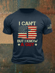 Men's I Can't But I Know A Guy Print T-Shirt prairieply