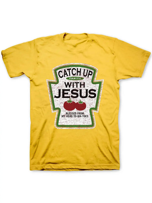 Women's Catch Up With Jesus Christian Casual Tee