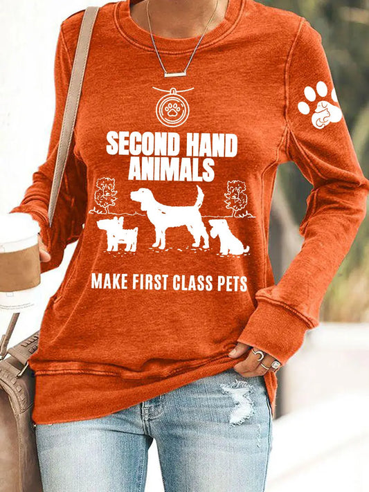 Women's protected animal sweatshirt