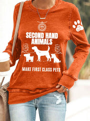 Women's protected animal sweatshirt