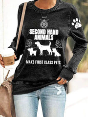 Women's protected animal sweatshirt