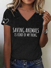 Women's Animal Friendly T-shirt