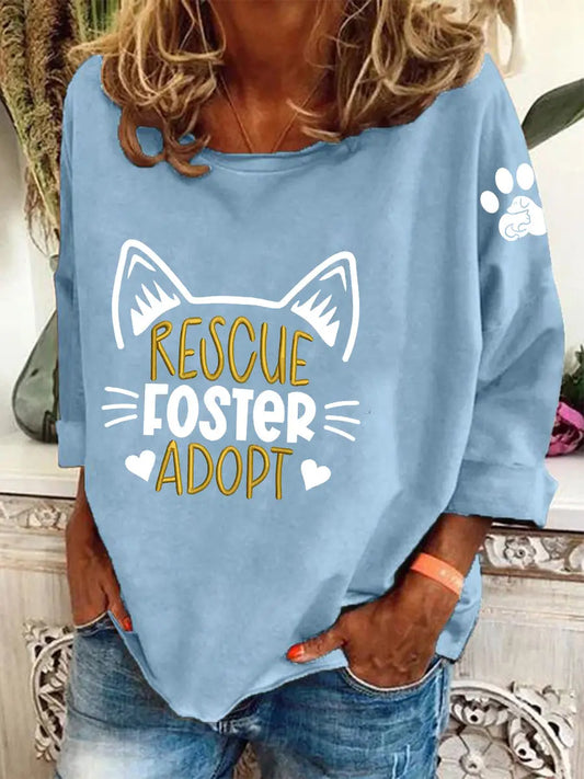 Women's animal friendly sweatshirt