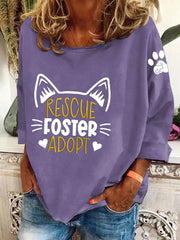Women's animal friendly sweatshirt