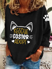 Women's animal friendly sweatshirt