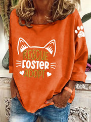 Women's animal friendly sweatshirt